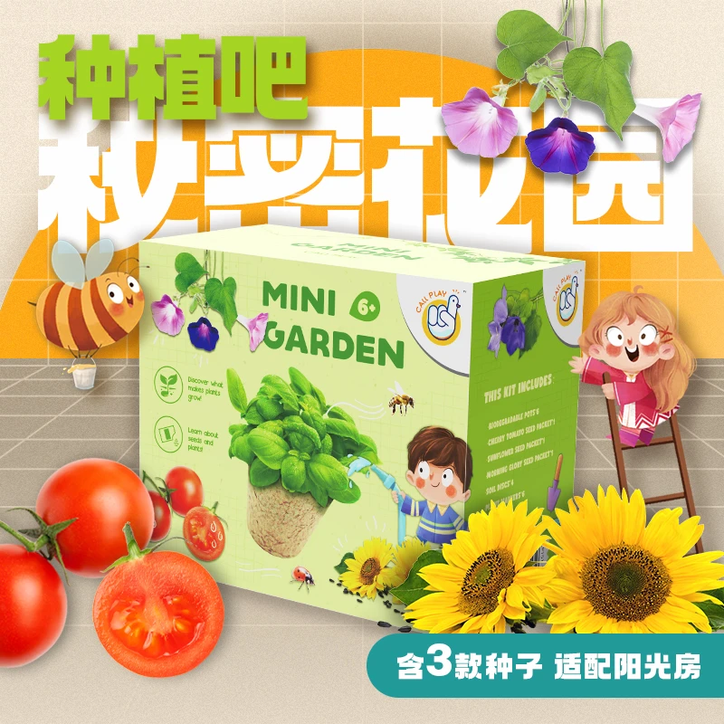 科答鸭迷你花园A迷你花园B幼儿园小学植物儿童简易种植