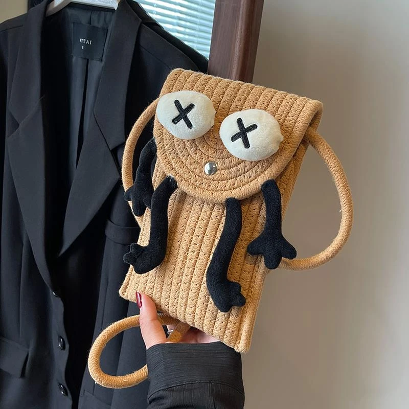 今年流行包包女士2025新款编织女包爆款单肩小方包休闲斜挎手机包