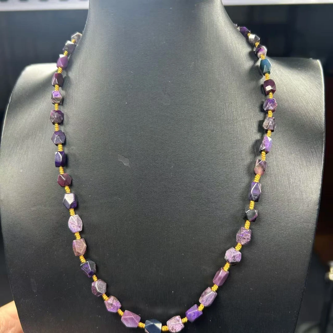 老四精选 老油紫舒切面项链3