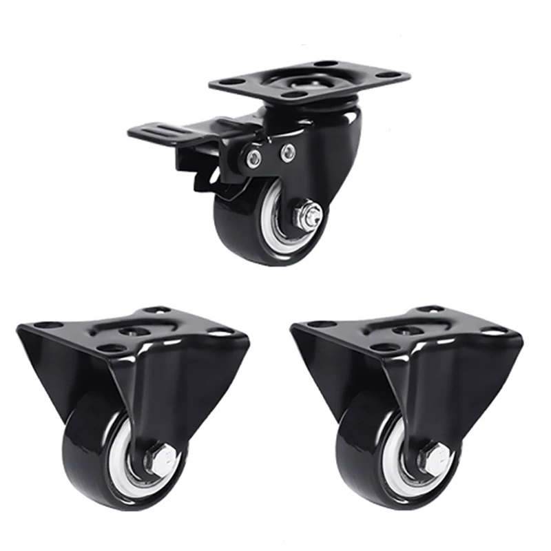 一体炉炉腿专用万向轮（1个万向轮2个固定轮）