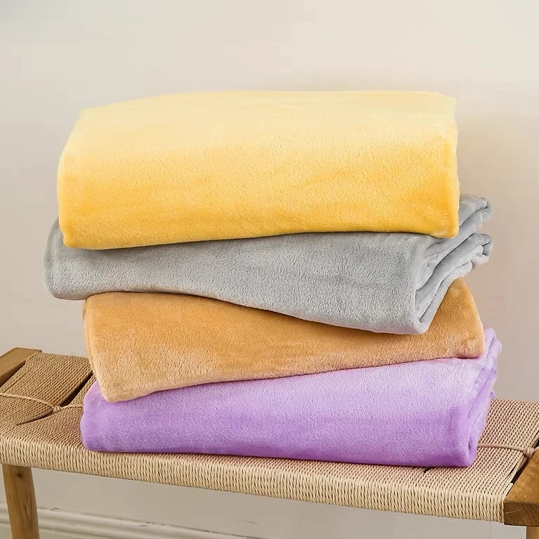 珊瑚绒毛毯春秋盖毯子