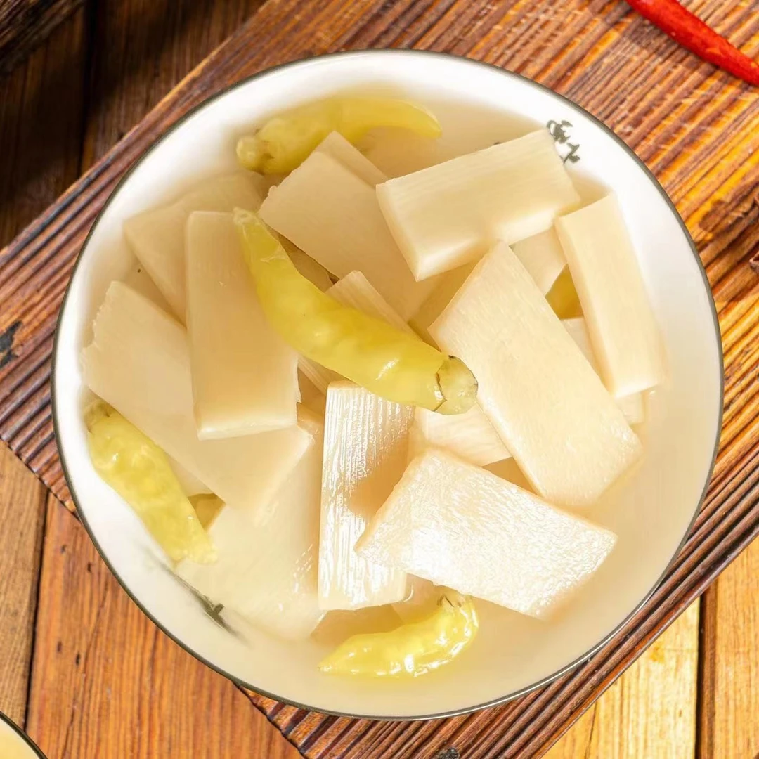 【泡椒脆笋】 中辣 开袋即食  麻竹笋 酸辣脆 每包50g 6包