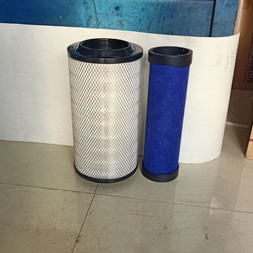 沃得锐龙收割机配件空滤 空气滤芯 空滤器 2036/2037双芯滤芯
