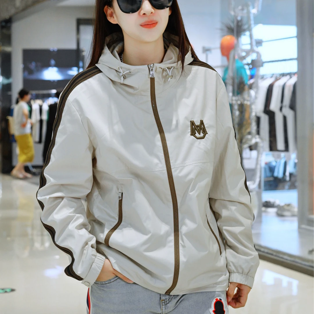 秋季新版男士编织带时尚潮流速干户外简欧连帽夹克外套