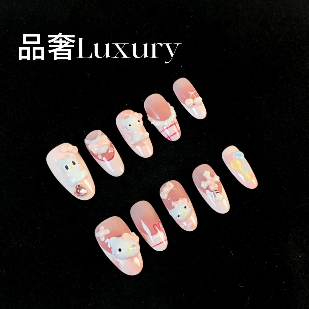 【16号】品奢纯手工穿戴甲