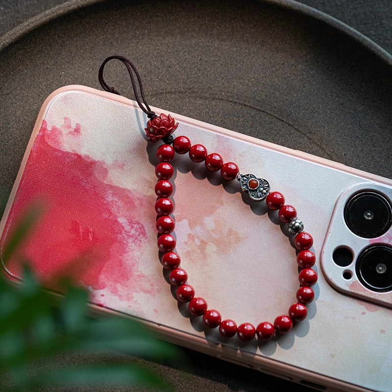 蛇年本命年（朱砂）925葫芦手机挂件女款爆款2025手机挂饰