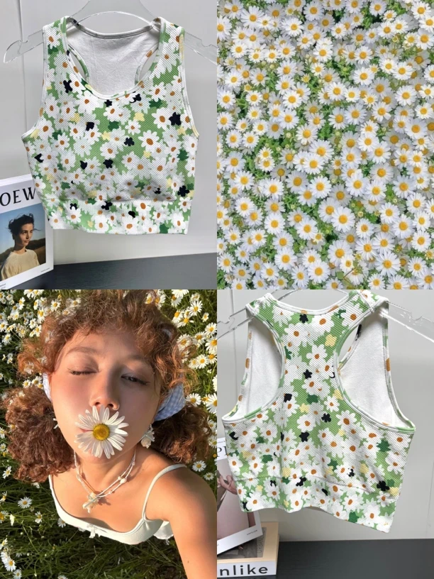 高尔夫固定杯瑜伽吊带美背防震含胸垫一体式紧身透气运动背心