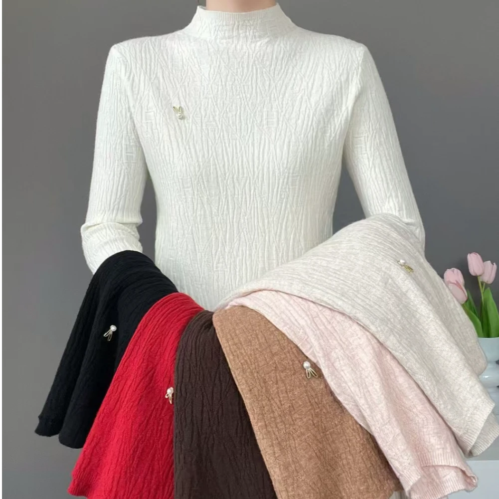 【衣联服饰】妈妈款秋款长袖高龄打底上衣818