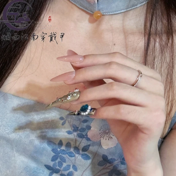 【富察皇后】纯手工穿戴甲宫廷护甲复古风显白高奢气质