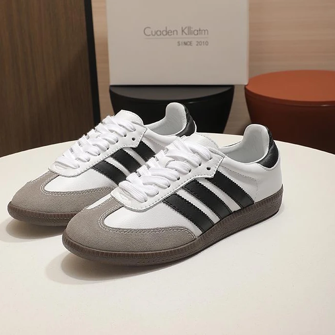 Cuaden Klliatm三条杠德迅鞋时尚训练百搭软底复古经典G1012