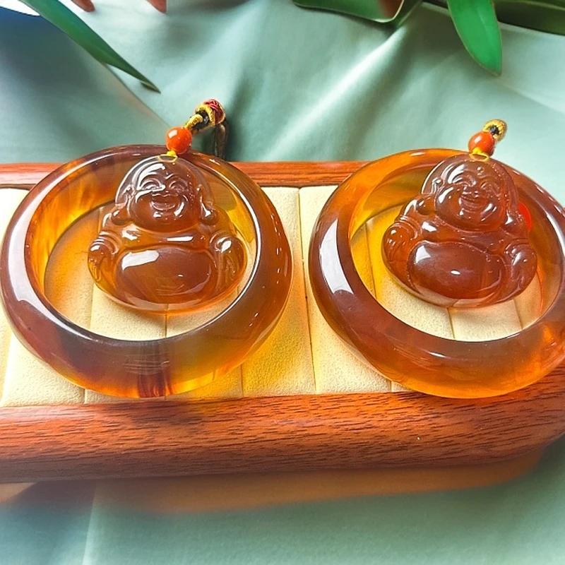 XR200天然琥珀手镯佛公套装多样性发其一套（标签撕毁不退换哦！）