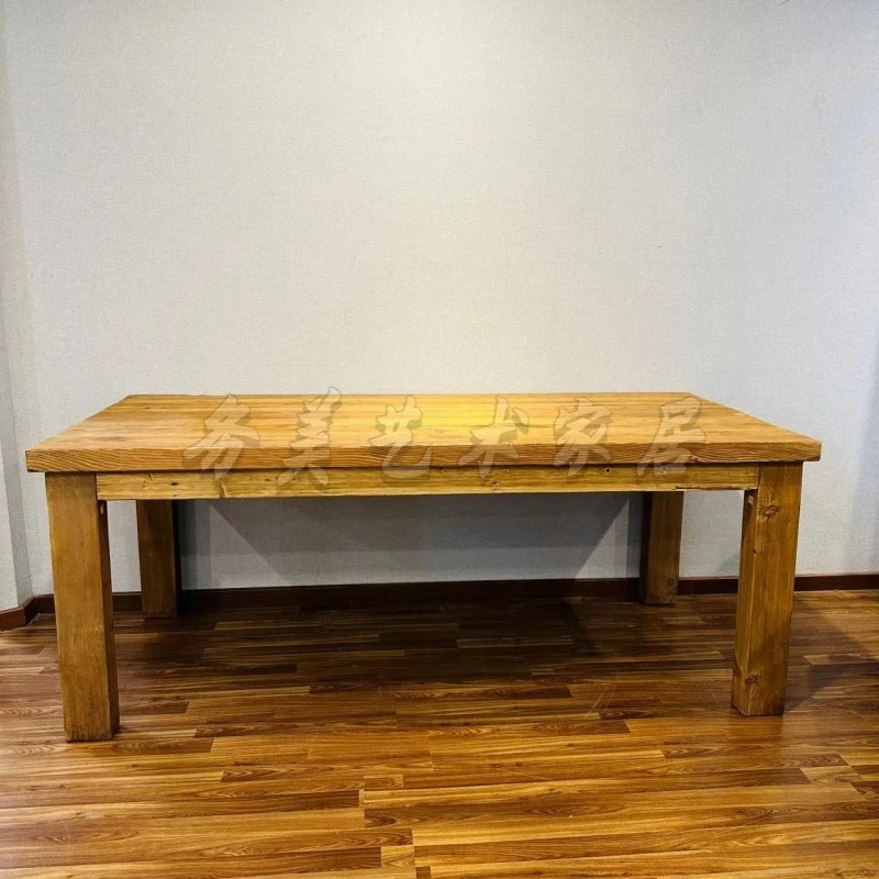 【务美艺术】复古简约实木桌松木长桌实木长桌（JYZ-2013XP-1261）