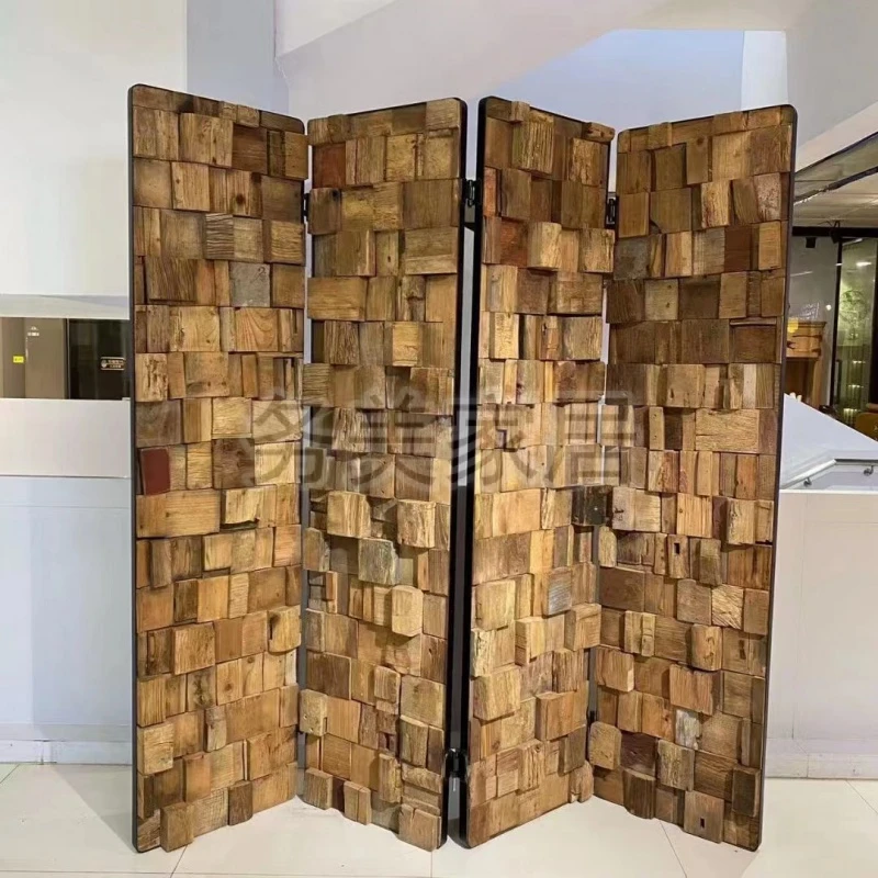 BORCH/博瑞奇中式实木客厅隔断落地玄关屏风05888（JYZ-GYZ-021）