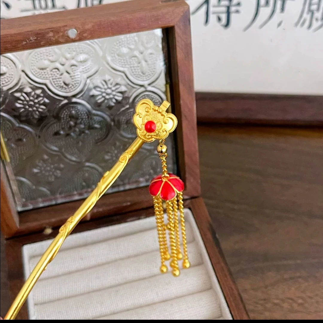 I古风如意流苏发簪宫廷风旗袍婚嫁装饰高级感女饰品