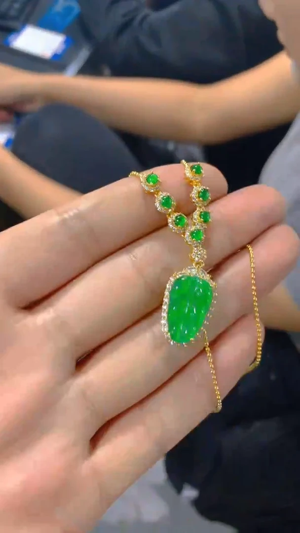 【闪购商品】定制翡翠银S925镶嵌0461915985