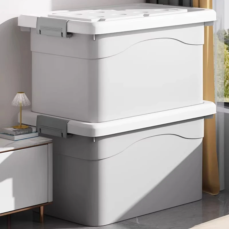 优勤收纳箱家用特大号加厚塑料衣服储物箱衣物收纳盒玩具整理箱子