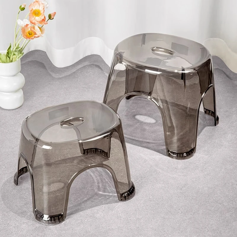 优勤加厚塑料凳子家用成人客厅餐桌椅子高凳防滑板凳浴室茶几小凳