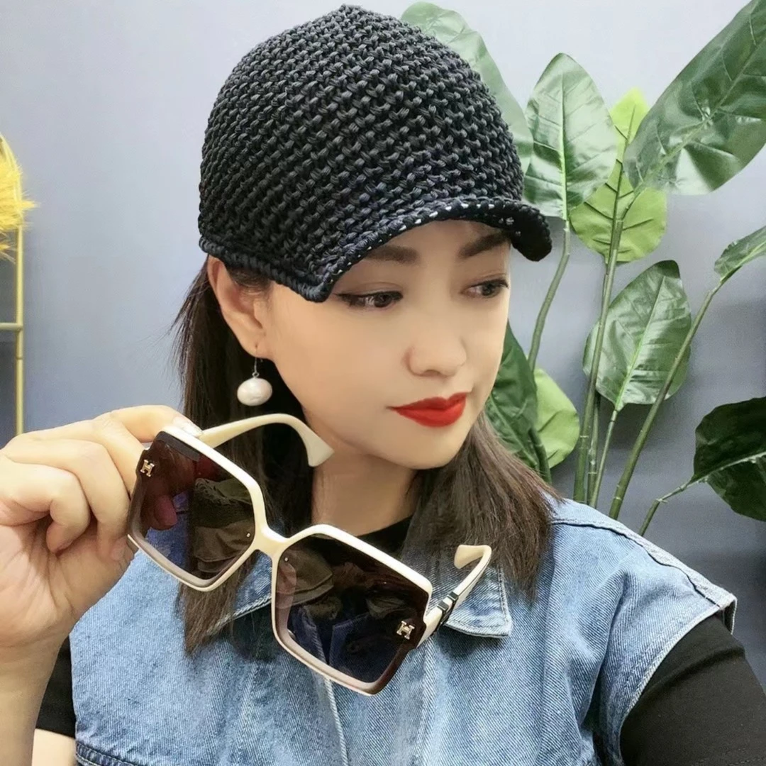 冰丝麻线减龄鸭舌帽