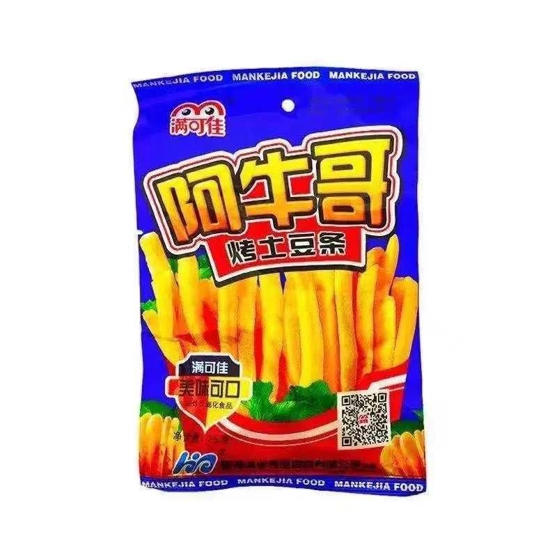 8090怀旧经典零食阿牛哥满可佳烤土豆条薯条膨化休闲零食童年回忆