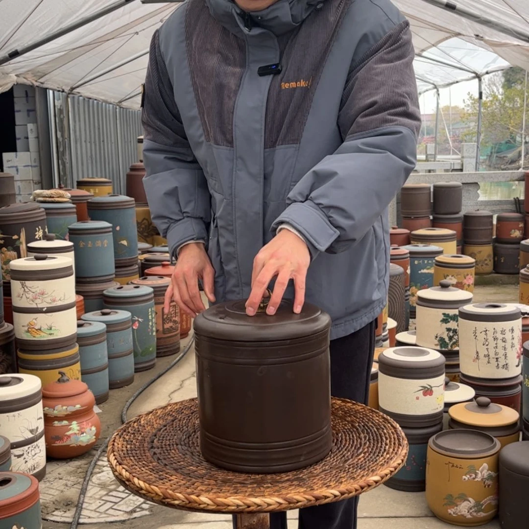 【闪购商品】紫砂茶叶罐