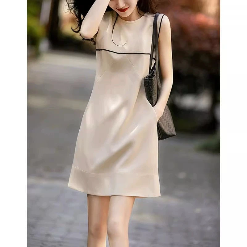 夏季上档次小个子连衣裙女2025新款气质轻奢高级感背心短款裙子夏