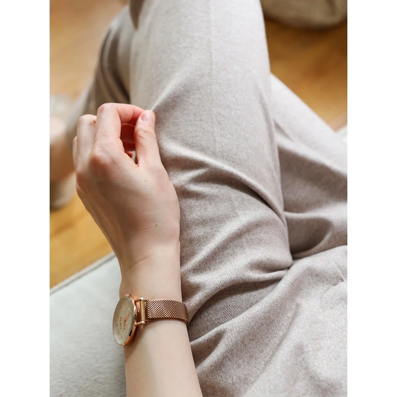 高级感小个子毛呢裤女春秋洋气2025新款高端休闲直筒双面烟管西裤