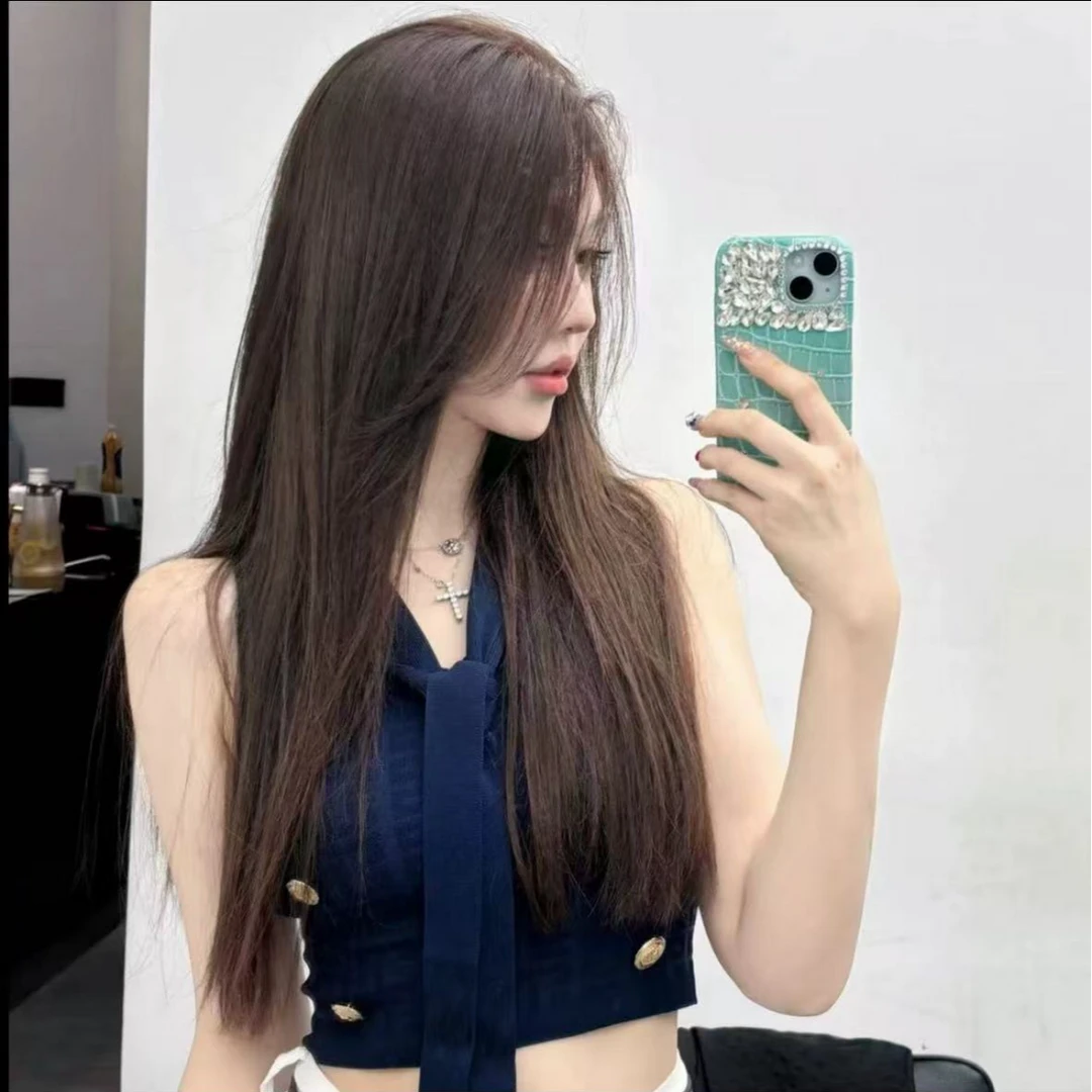 【SANWENYUYU】春夏季ins显瘦性感纯欲辣妹套装上衣NO退NO