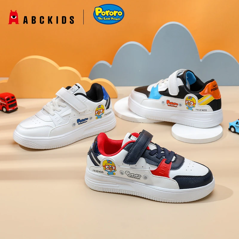ABCkids品牌儿童鞋男童女童休闲鞋软底超纤时尚板鞋