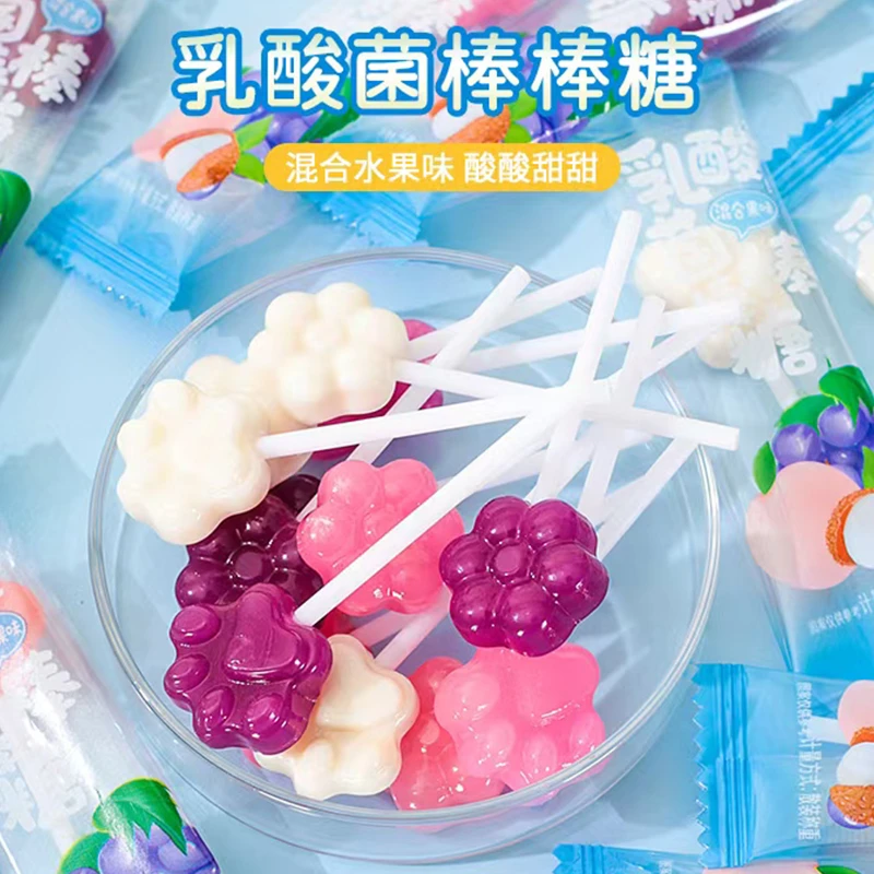 乳酸菌维C棒棒糖网红爆款糖果散装喜糖儿童小孩子小零食奖励学生