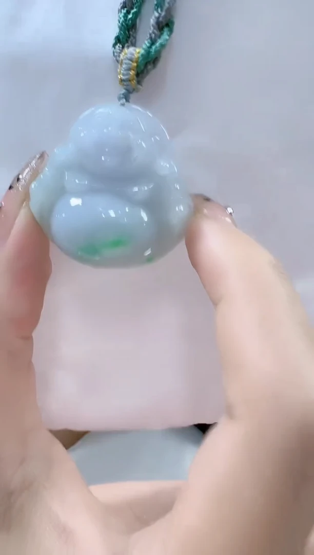 【闪购商品】翡翠颈饰未镶嵌孤品佛公宽33高32厚12