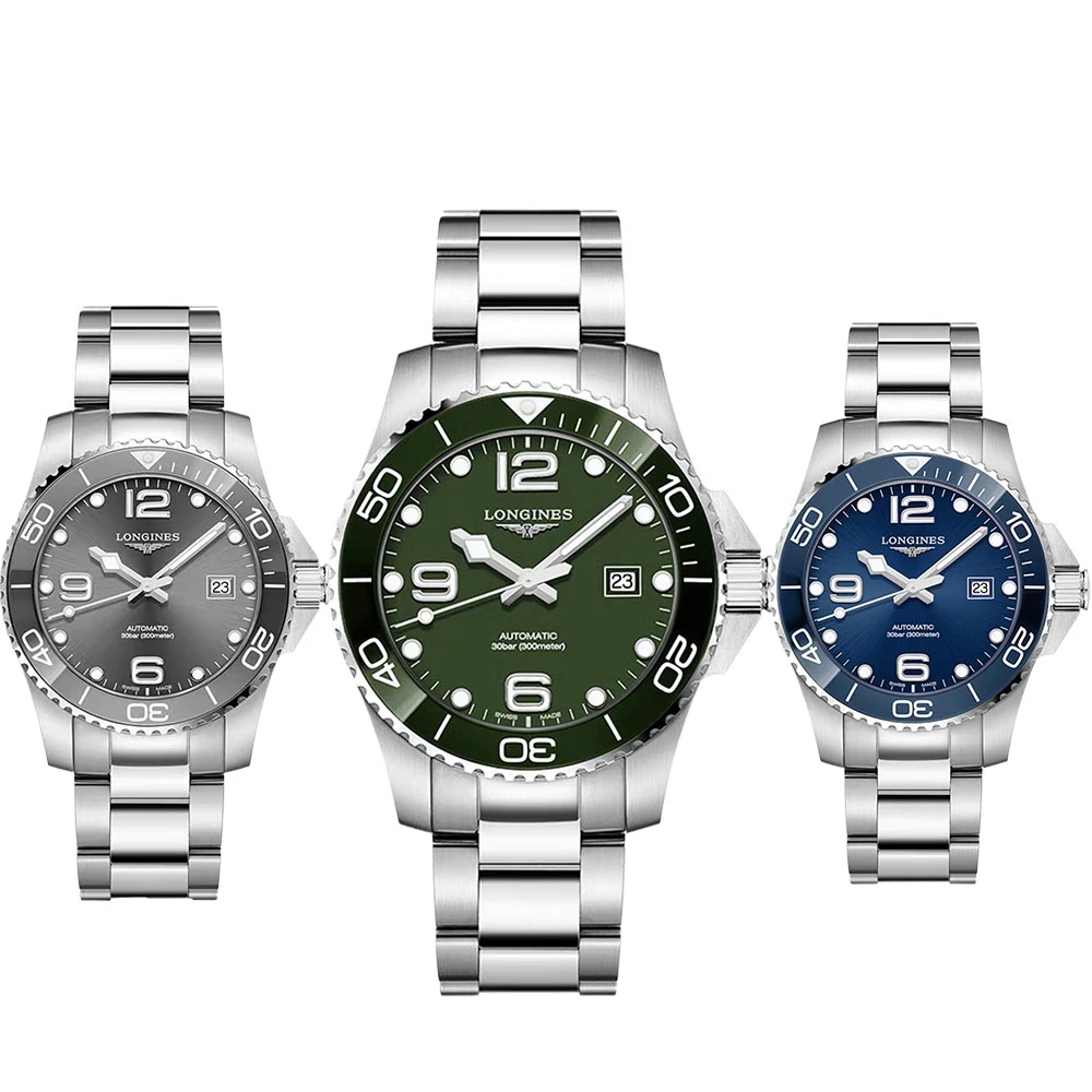 99新 Longines/浪琴 余/康卡斯782/表径43mm/夜光/男腕表/防水