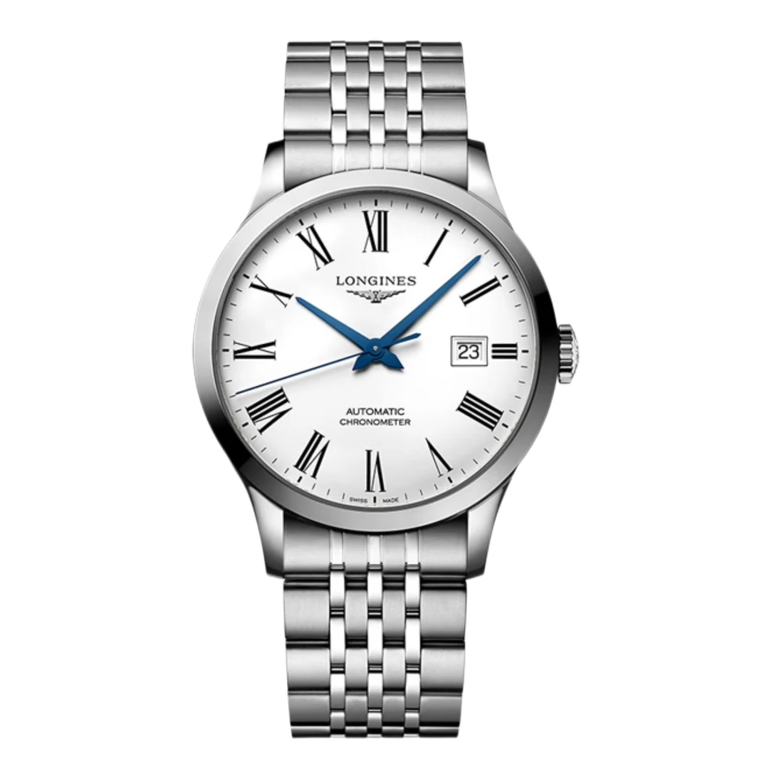 99新 Longines/浪琴 余/开创者821罗马白/表径40mm/时尚表/经典
