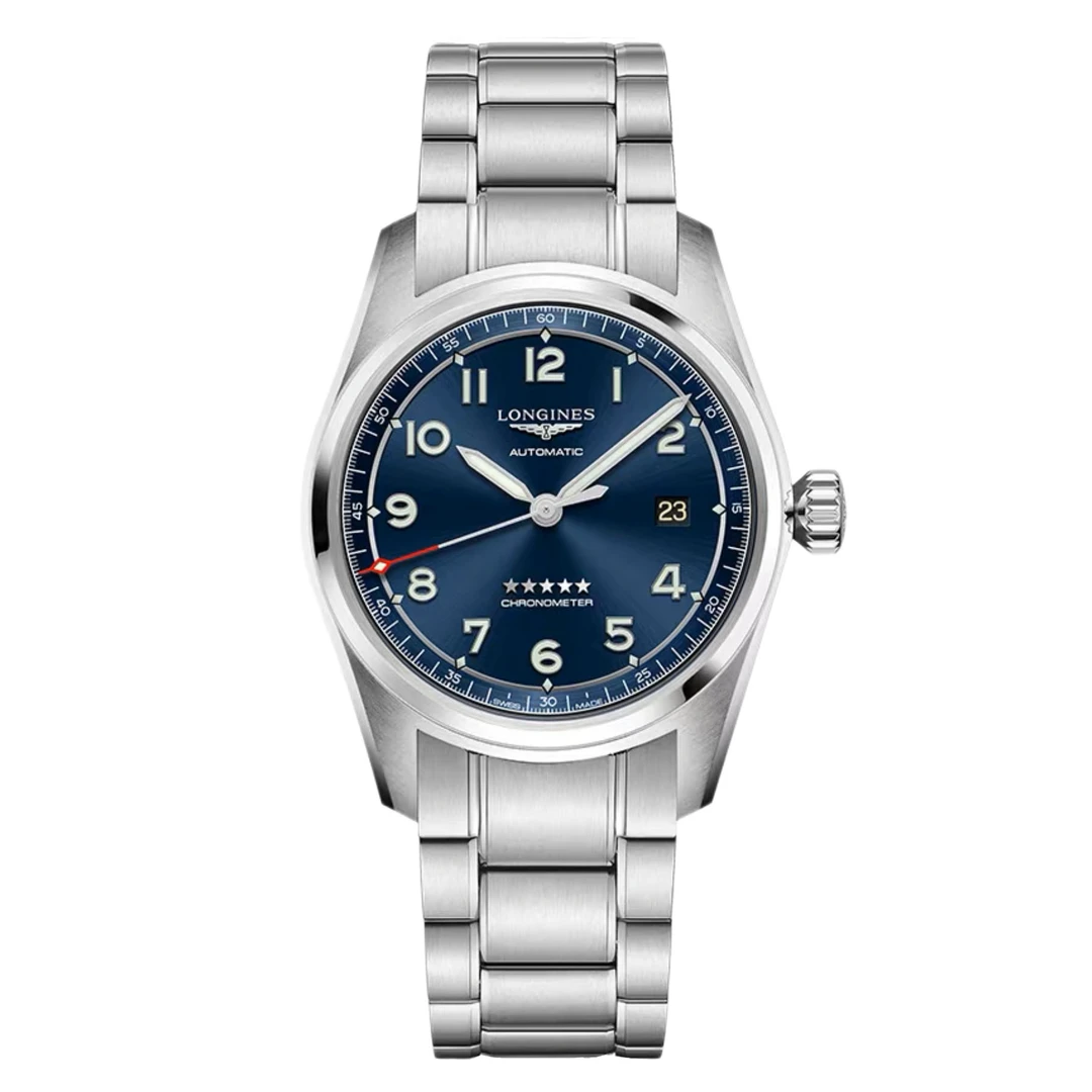 99新 Longines/浪琴 余/先行者810蓝盘/表径40mm/名表/男士原装