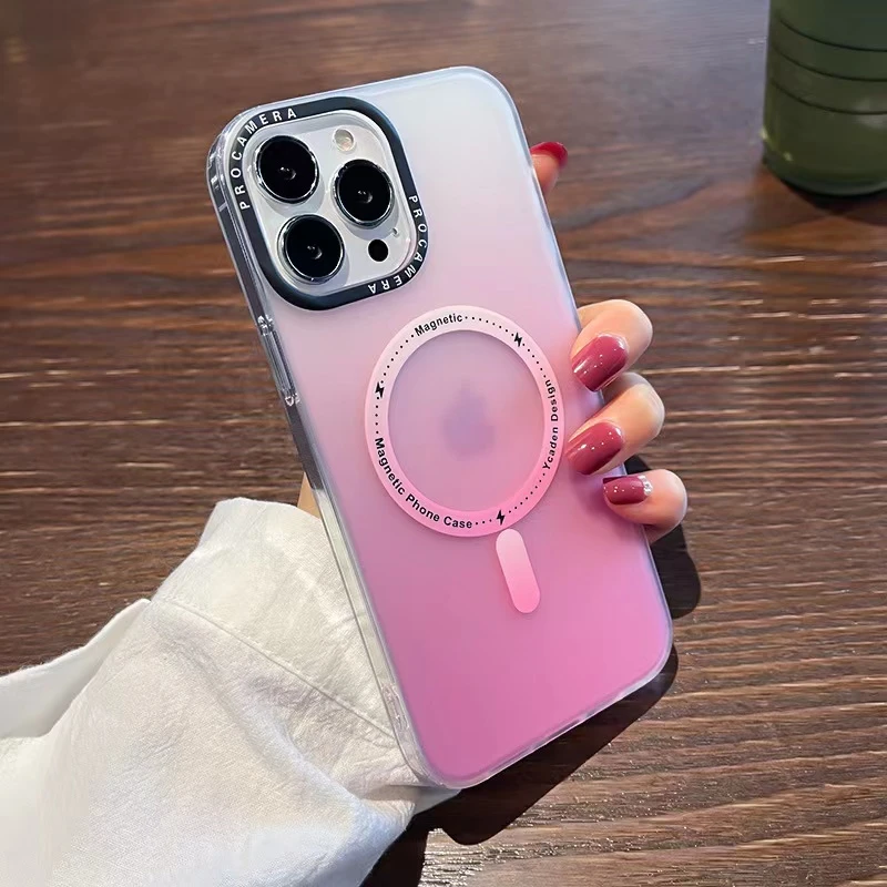 适用于iPhone11/12/13/14苹果14Promxs磨砂渐变手机壳,网红保护壳