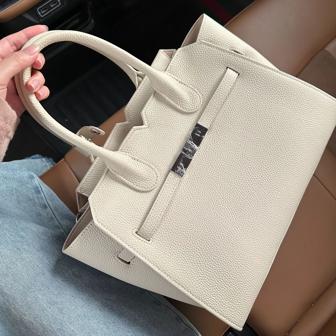 新款单肩手提大容量日常通勤真皮时尚简约女包手提包托特包肩包