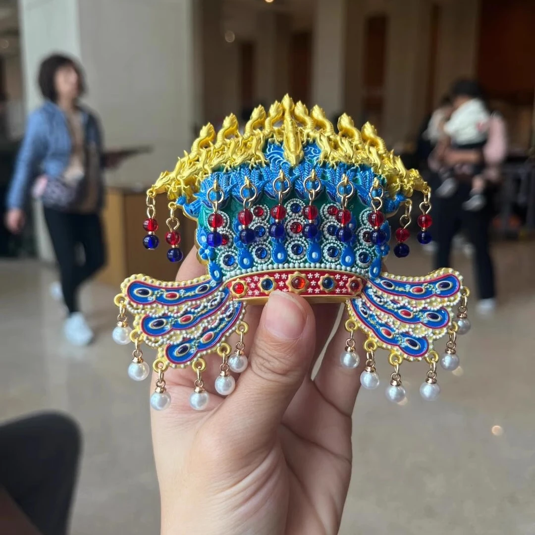 北京文创国博孝端皇后凤冠金属磁吸冰箱贴旅游纪念收藏伴手礼物