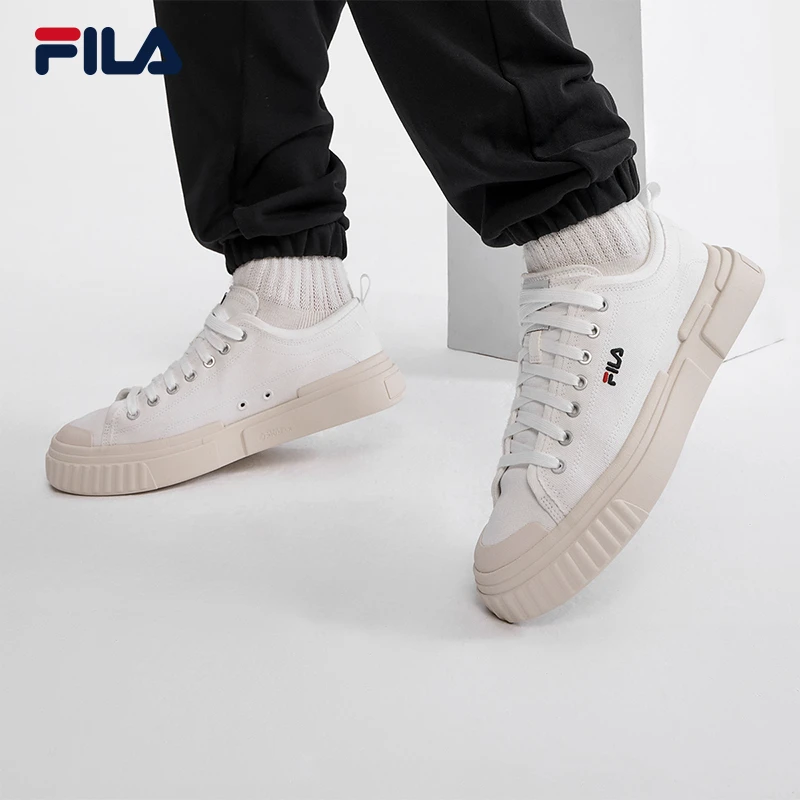 FILA斐乐男鞋时尚LOOP帆布鞋缓震防滑运动鞋时尚休闲潮流板鞋男