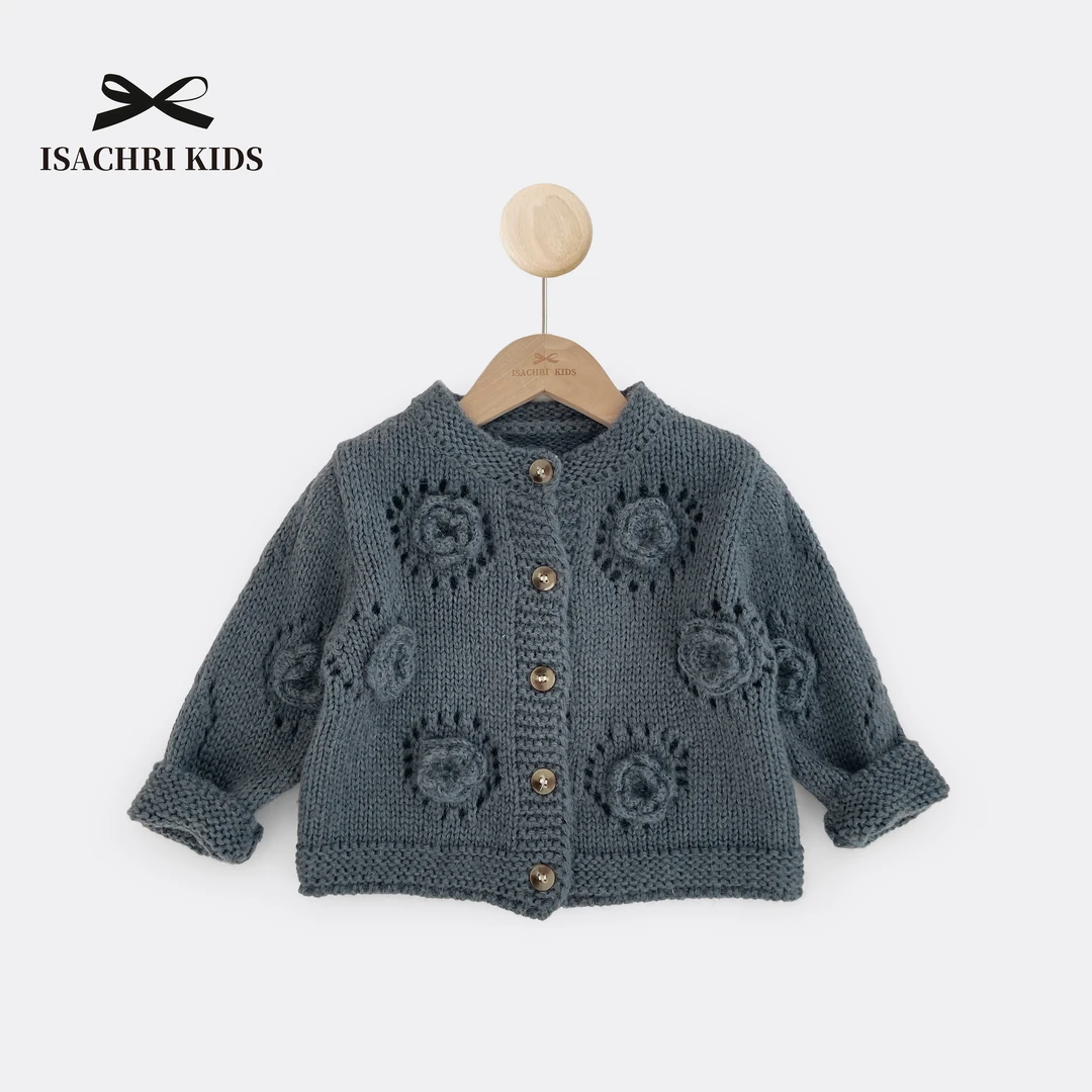 【1月14日反季清】奥利亚 马海毛针织开衫毛衣女儿童春秋女IC662