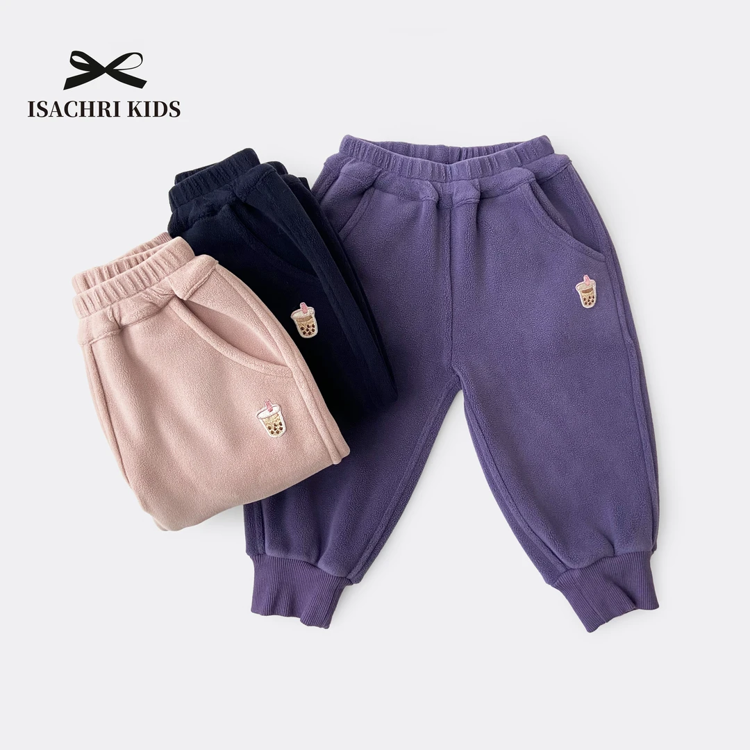 晶晶家【现发】暖暖裤2.0女儿童休闲裤秋冬女宝加绒加厚裤 IS250