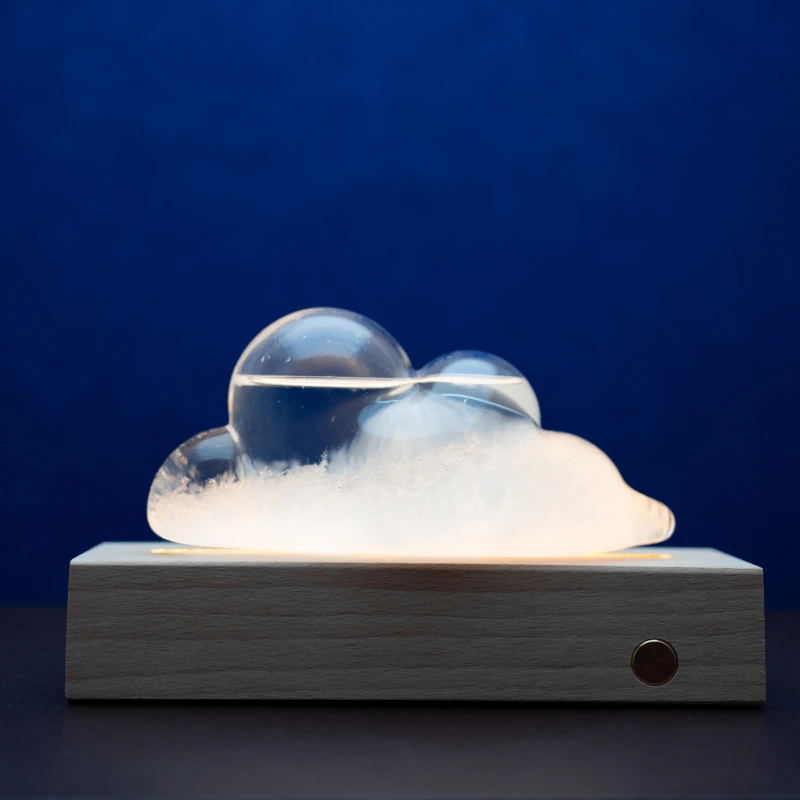 云朵天气预报风暴瓶摆件实用生日礼物送女朋友送闺蜜精美礼盒装