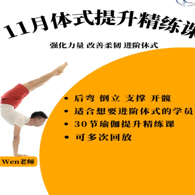 Wen老师体式提升精练课