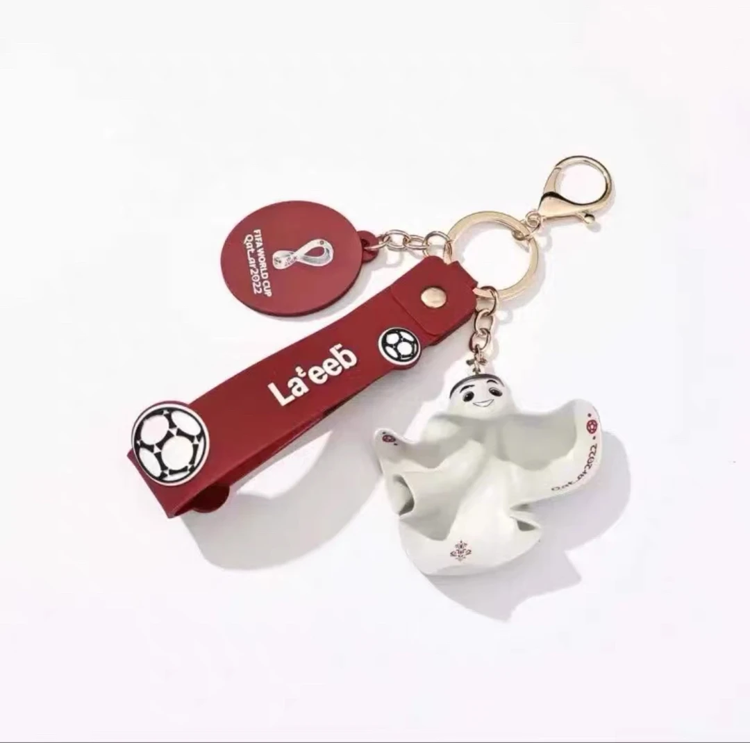 2022卡塔尔世界杯纪念品吉祥物3D钥匙扣（一个）