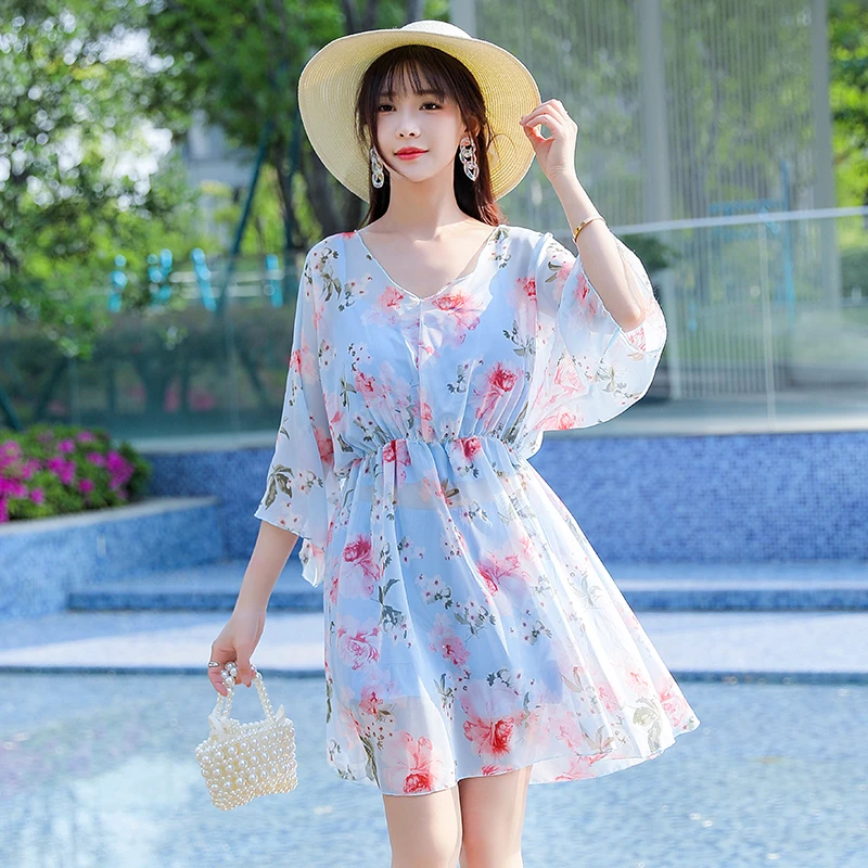 泳衣女大码胖mm200斤分体三件套遮肚显瘦保守温泉2025新款时尚夏