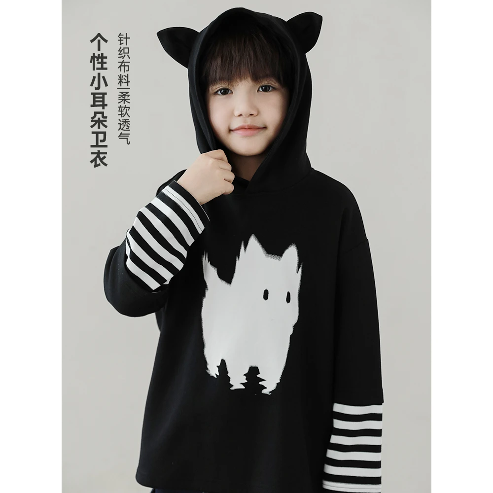 【2025清】oddtails儿童长袖男童针织柔软透气个性小耳朵QG2340