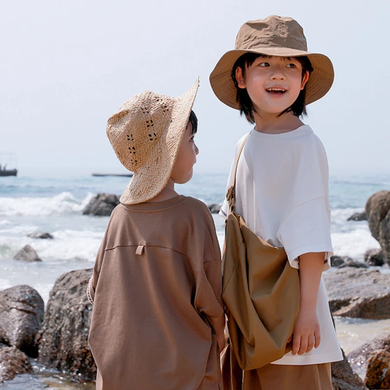 【夏款清】oddtails 男童纯棉短袖T恤春夏中大童宽松洋气QG228