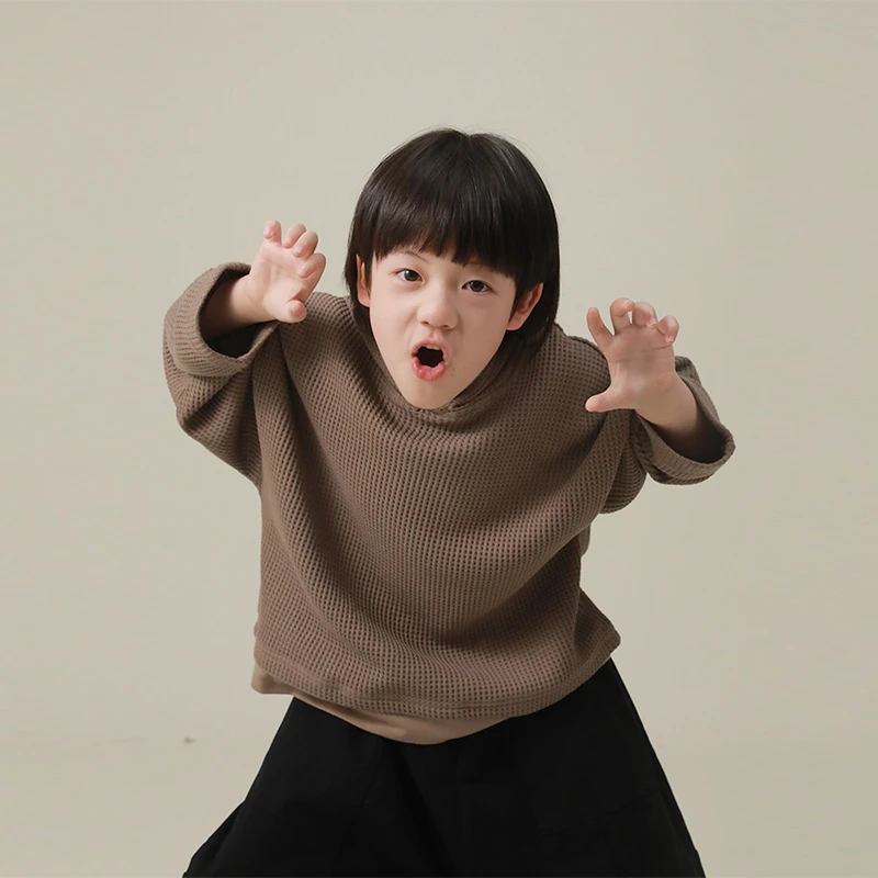 【2024清】oddtails男童连帽卫衣春秋中大童宽松QG156