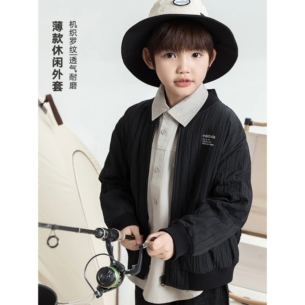 【2025清】oddtails儿童男童休闲透气薄款耐磨罗纹机织QG2321