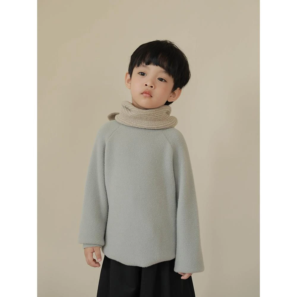 【2024清仓】oddtails 水貂绒毛衣新款春秋中大童保暖td1276