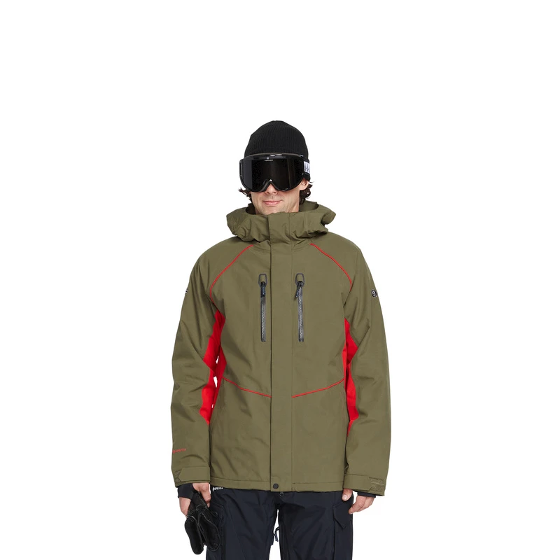 【G-tex】VOLCOM钻石户外硬壳滑雪服2023冬季新款运动外套G0452301