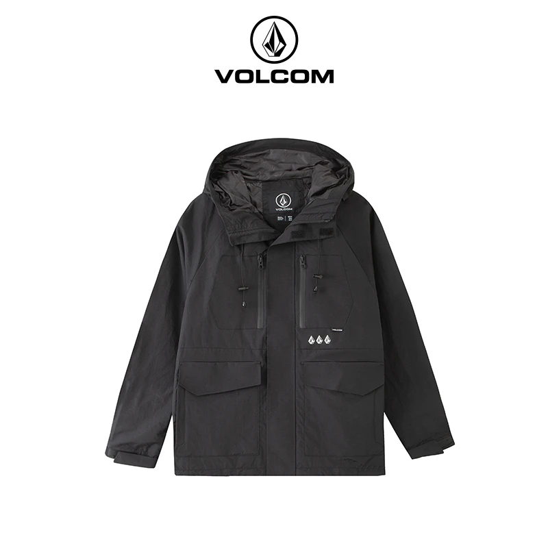 VOLCOM钻石透气运动夹克防风防水户外2023春季新款AD312304 DR